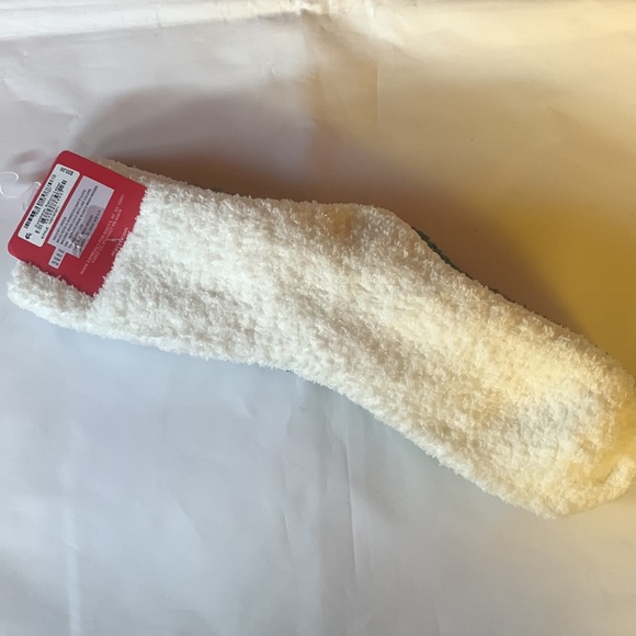 New Charter Club Womens Buffalo Plaid Fuzzy Butter Socks - Picture 5 of 6